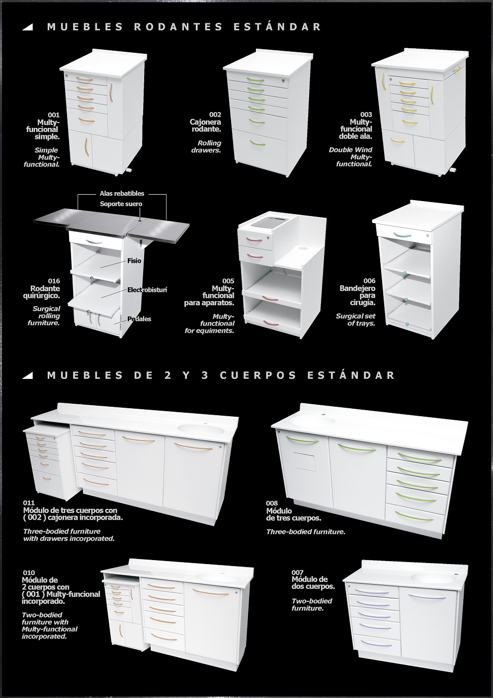 Muebles variados