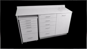 Photo Two-Bodied Furniture with rolling incorporate - Melamine